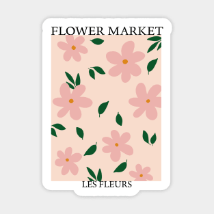 Abstract Flower Market Illustration 11 Sticker